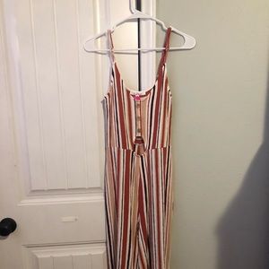 Striped Jumpsuit